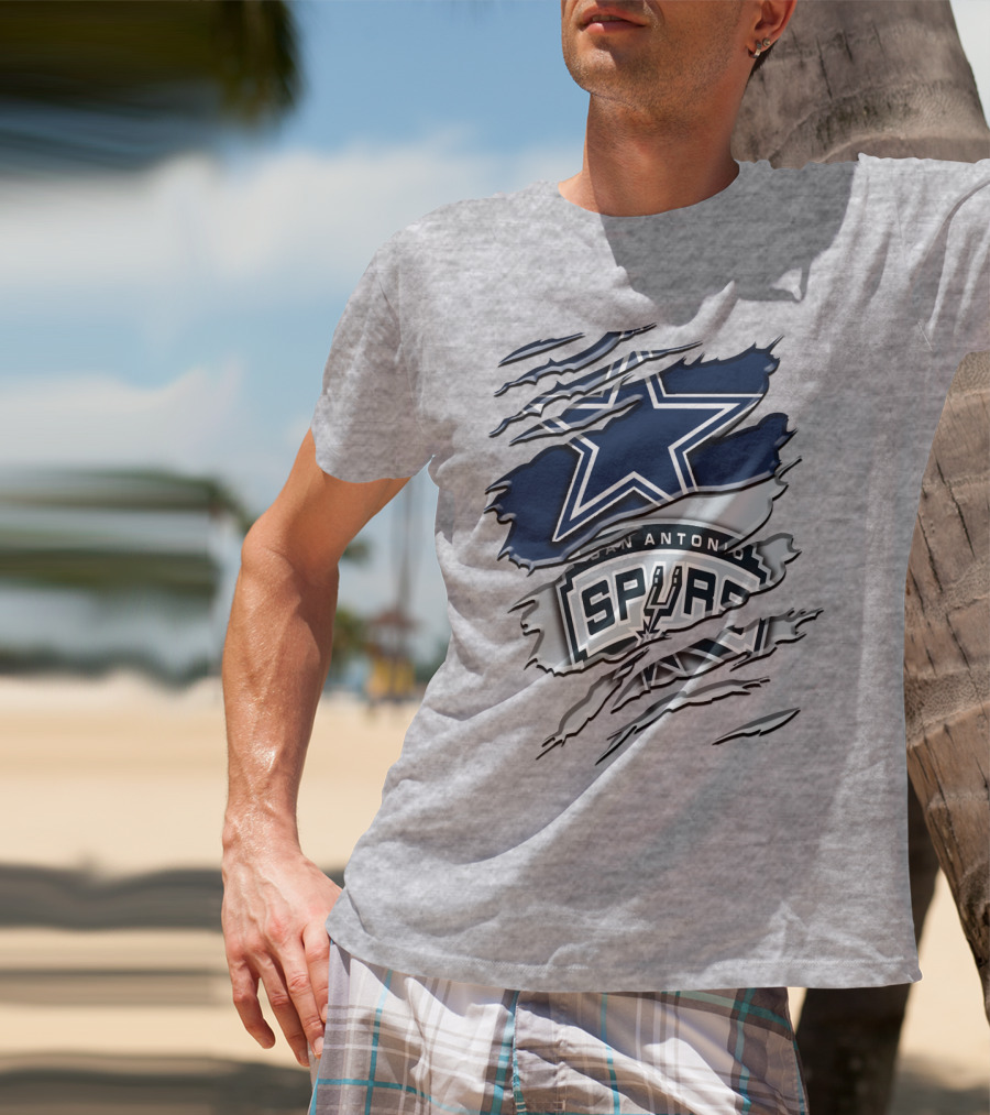 Dallas Cowboys San Antonio Spurs Rah 048 T-Shirt