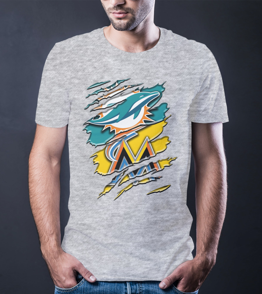 Miami Dolphins Marlins Rah 053 T-Shirt