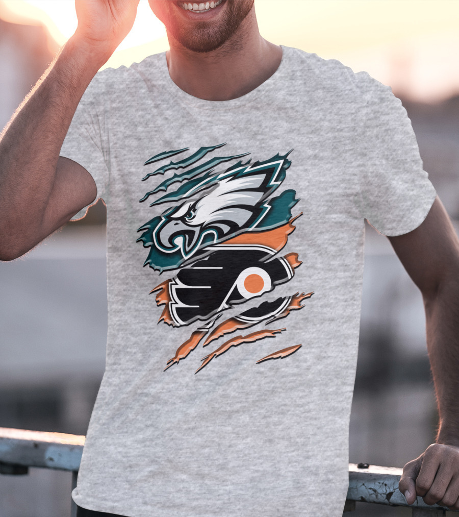 Philadelphia Eagles Flyers Rah 056 T-Shirt
