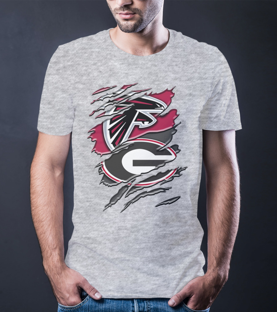 Atlanta Falcons Georgia Bulldogs Rah 061 T-Shirt