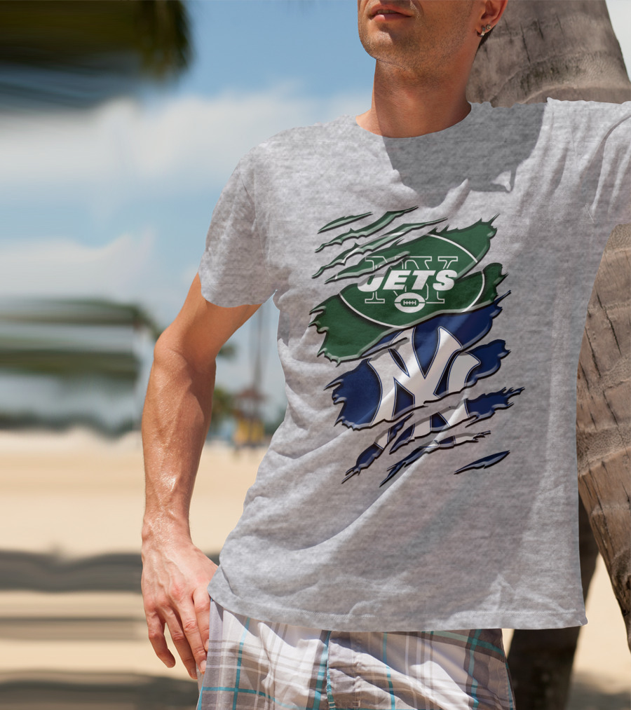 Ny Jets Yankees Rah 071 T-Shirt