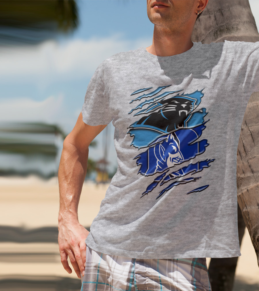Carolina Panthers Duke Blue Devils Rah 084 T-Shirt