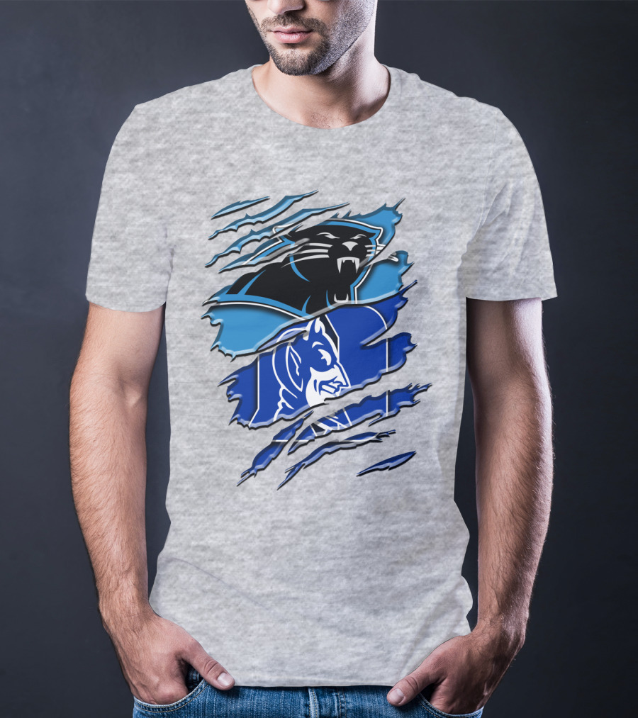 Carolina Panthers Duke Blue Devils Rah 084 T-Shirt