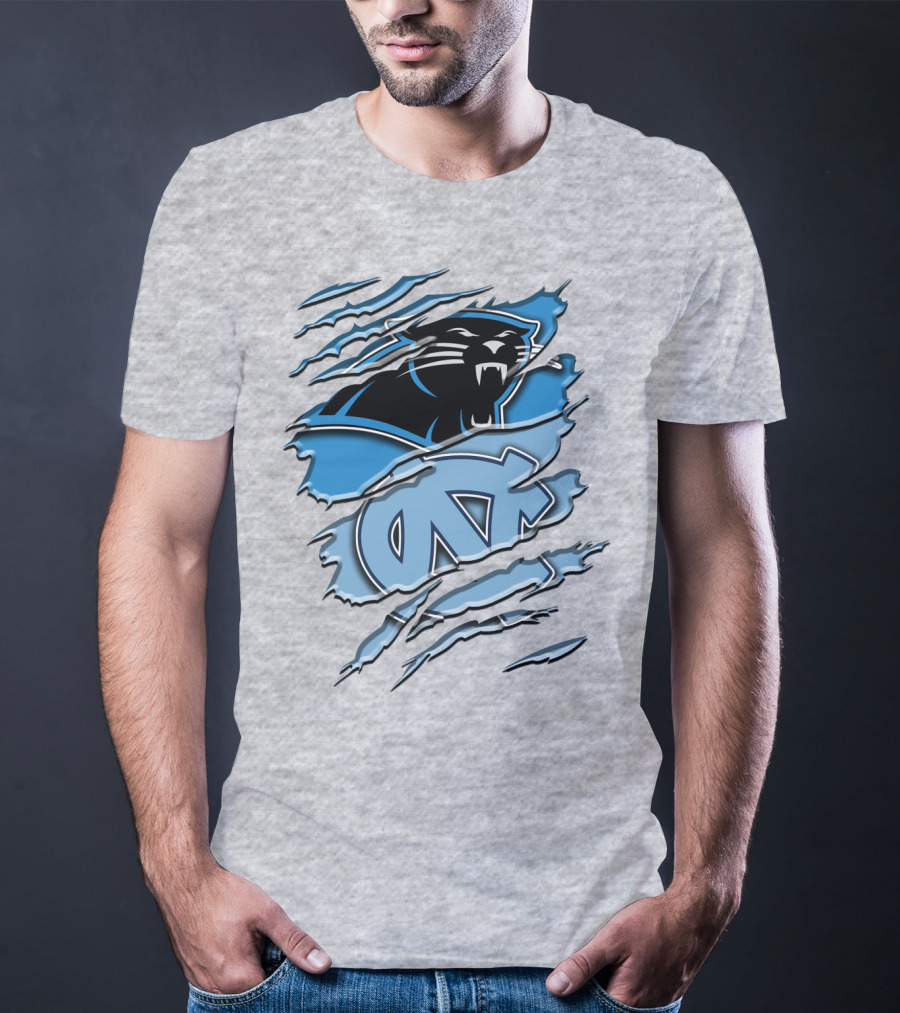 Carolina Panthers North Carolina Tar Heels Rah 087 T-Shirt
