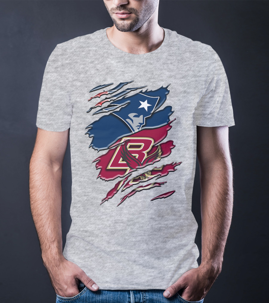 New England Patriots Boston College Eagle Claw Marks T-Shirt