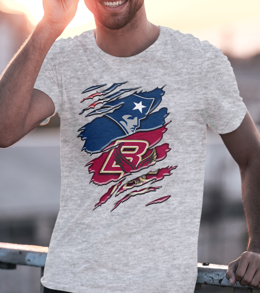 New England Patriots Boston College Eagle Claw Marks T-Shirt