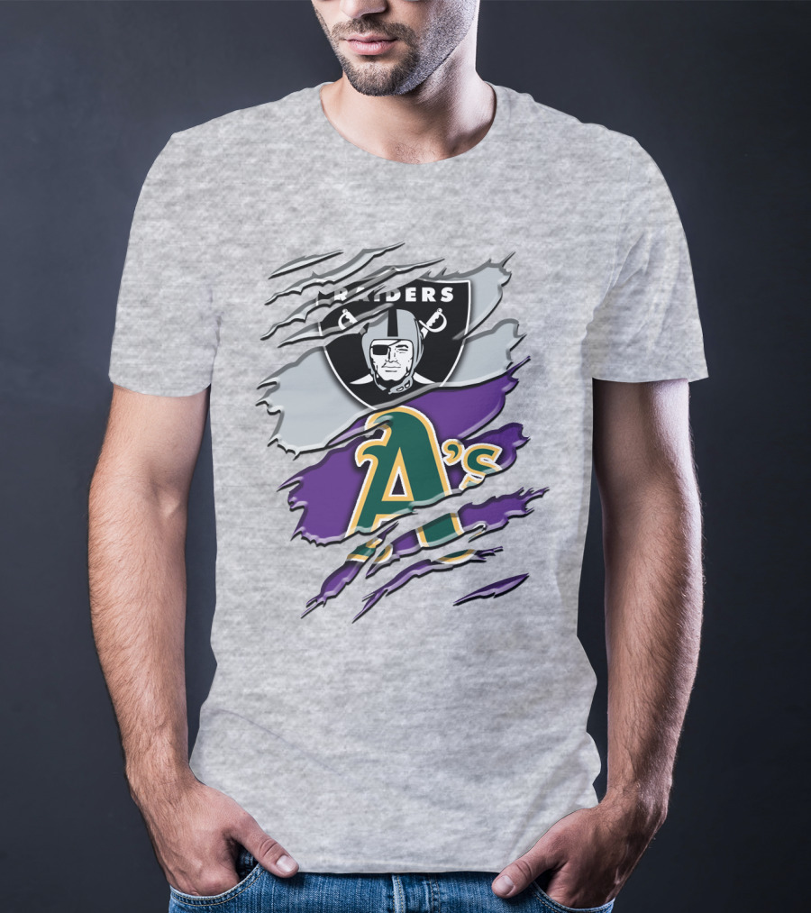 Raiders A's Logo Blend T-Shirt