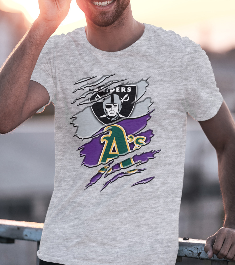Raiders A's Logo Blend T-Shirt
