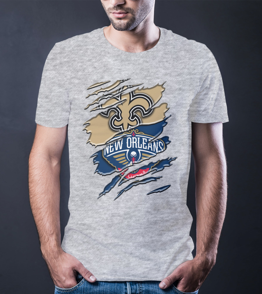 New Orleans Saints Pelicans Rah 108 T-Shirt