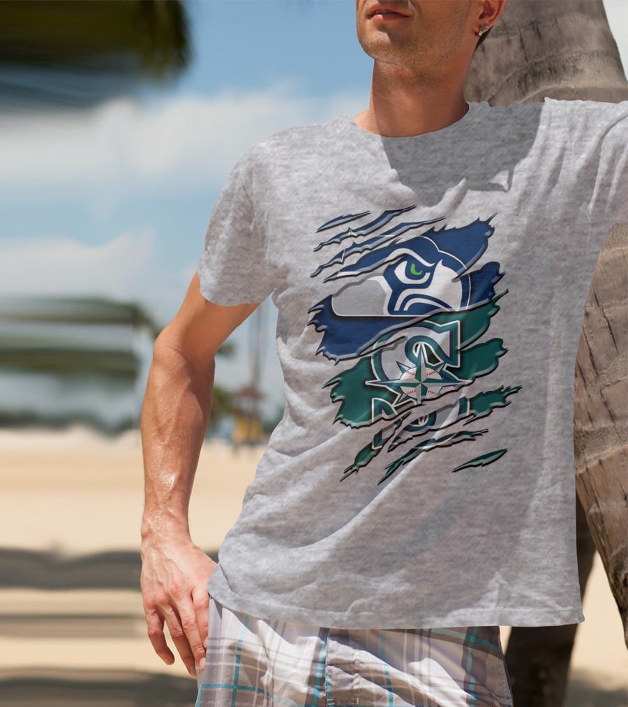 Seattle Seahawks Mariners Rah 109 T-Shirt