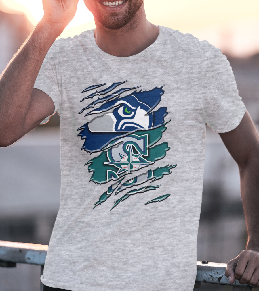 Seattle Seahawks Mariners Rah 109 T-Shirt