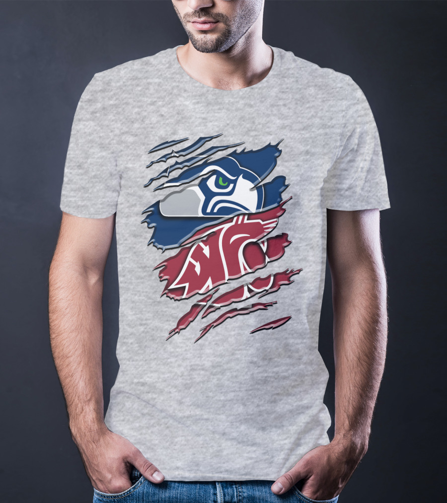 Seahawks Cougars Rah 111 Hybrid T-Shirt