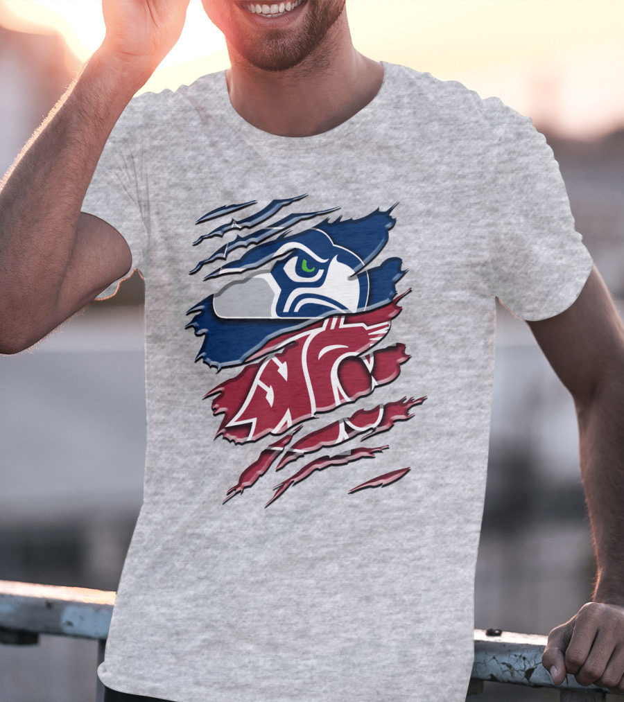 Seahawks Cougars Rah 111 Hybrid T-Shirt