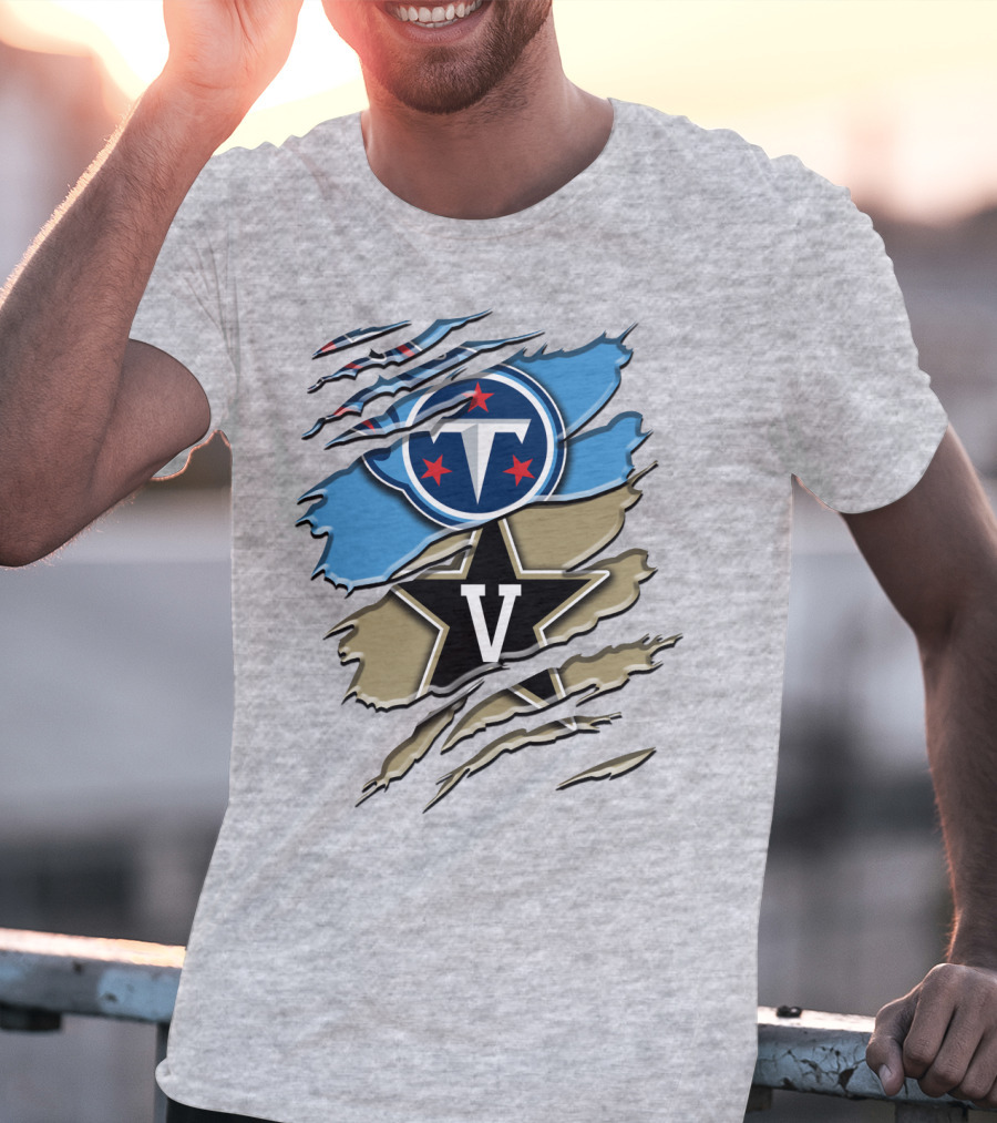 Tennessee Titans Vanderbilt Commodores Rah 132 T-Shirt