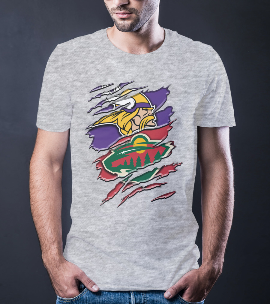 Minnesota Vikings Wild Crossover T-Shirt