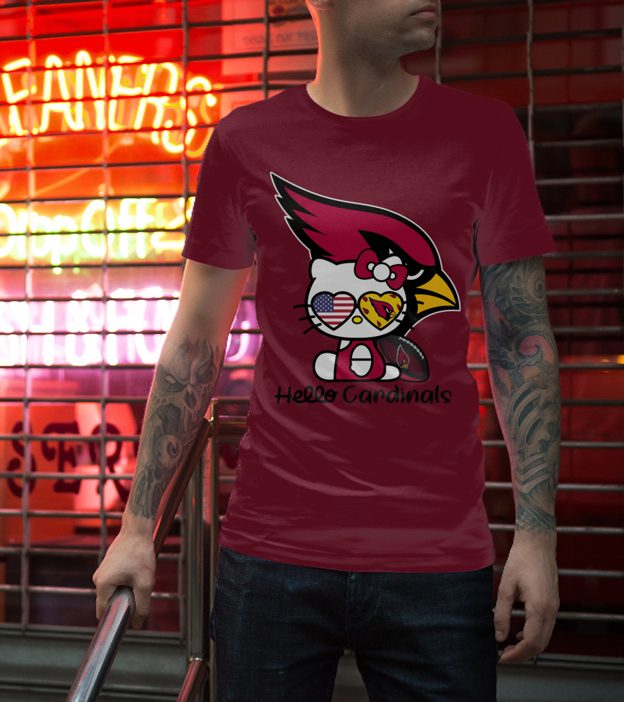 Hello Cardinals Arizona Cardinals T-Shirt