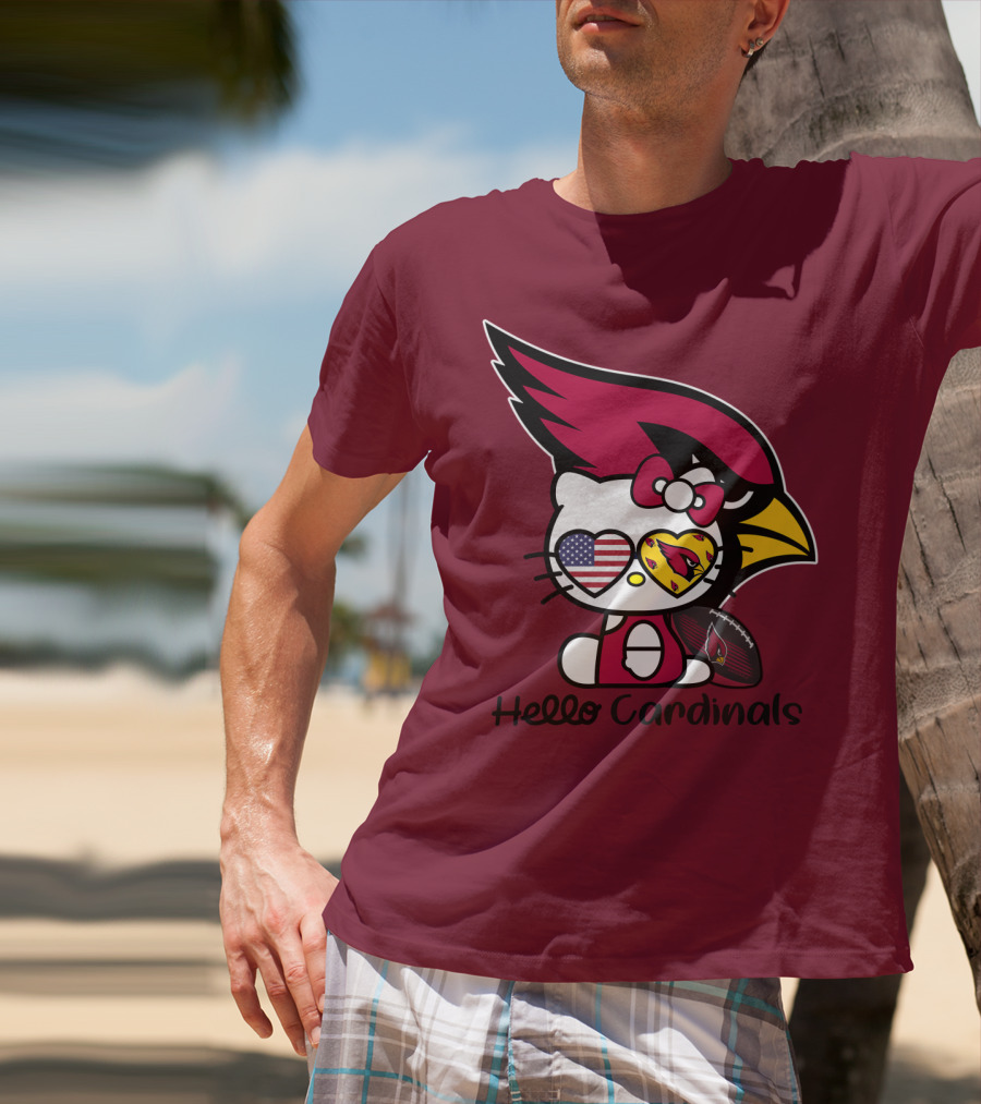 Hello Cardinals Arizona Cardinals T-Shirt
