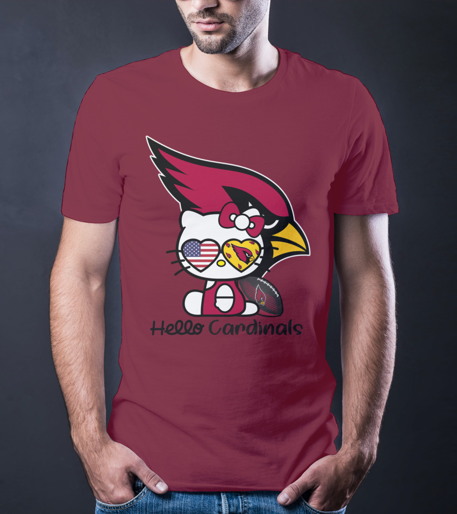 Hello Cardinals Arizona Cardinals T-Shirt