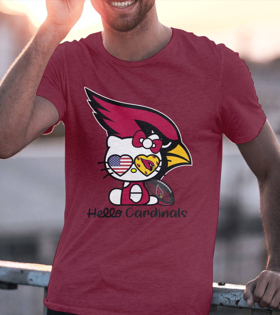 Hello Cardinals Arizona Cardinals T-Shirt