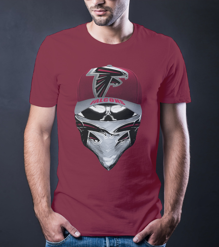 Atlanta Falcons Logo Cap Bandana Combo T-Shirt