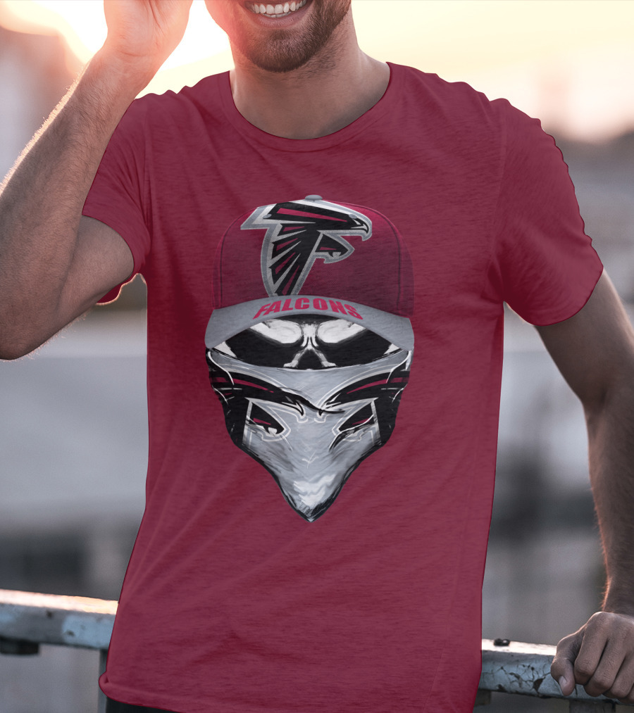 Atlanta Falcons Logo Cap Bandana Combo T-Shirt