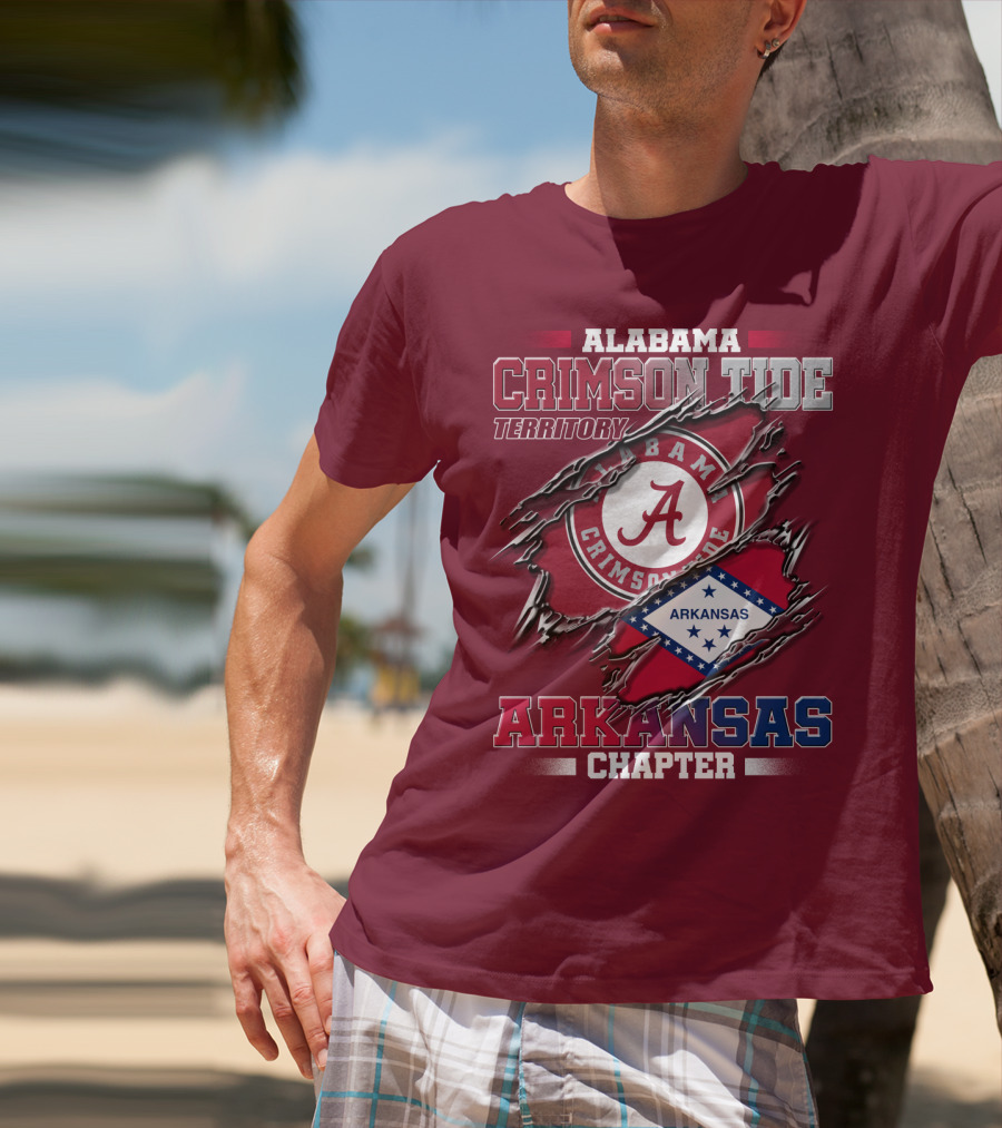 Alabama Crimson Tide Territory Arkansas Chapter T-Shirt