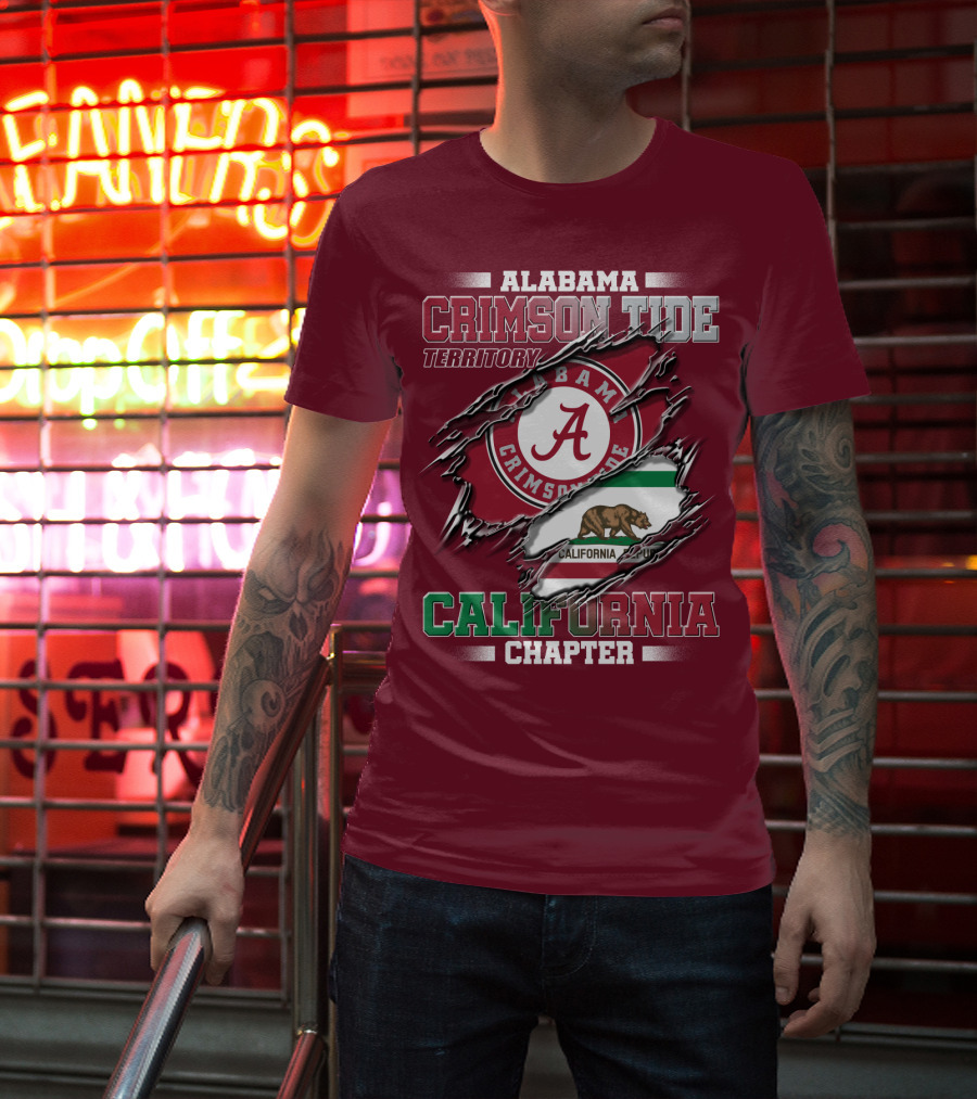 Alabama Crimson Tide Territory California Chapter T-Shirt