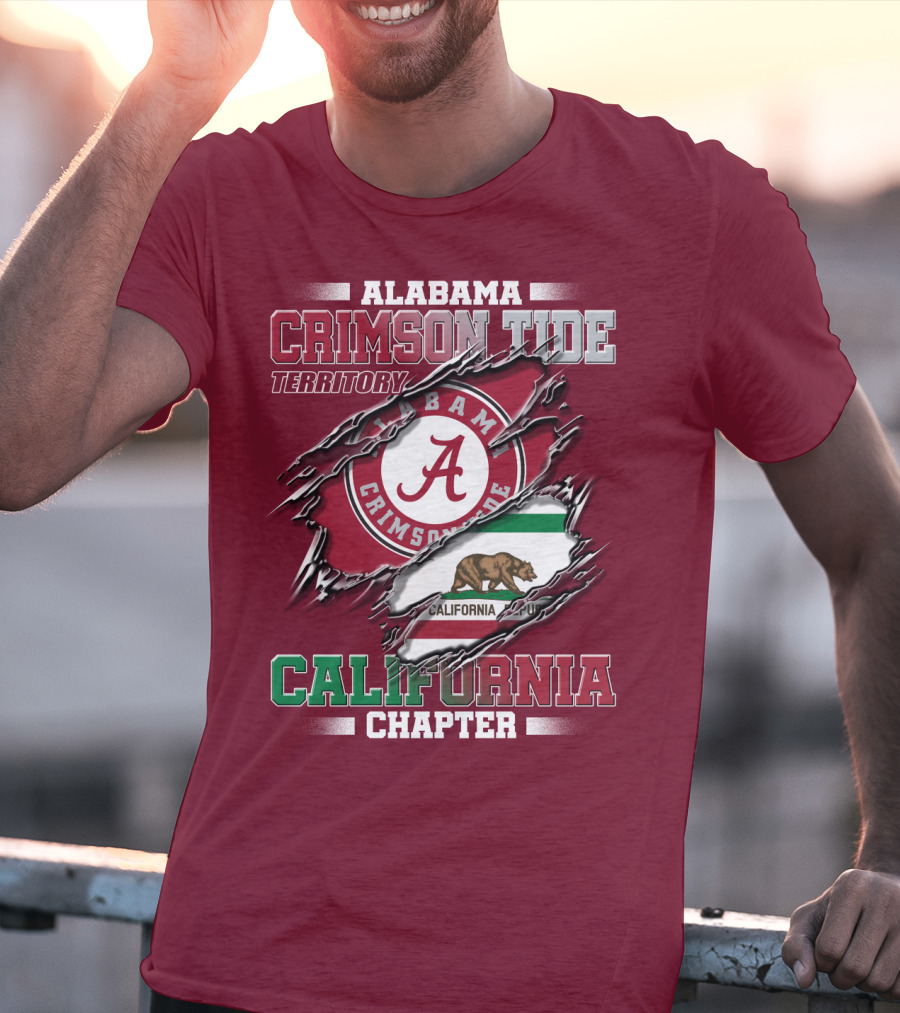 Alabama Crimson Tide Territory California Chapter T-Shirt