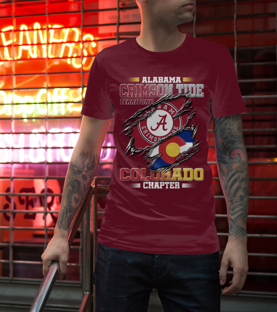 Alabama Crimson Tide Territory Colorado Chapter T-Shirt