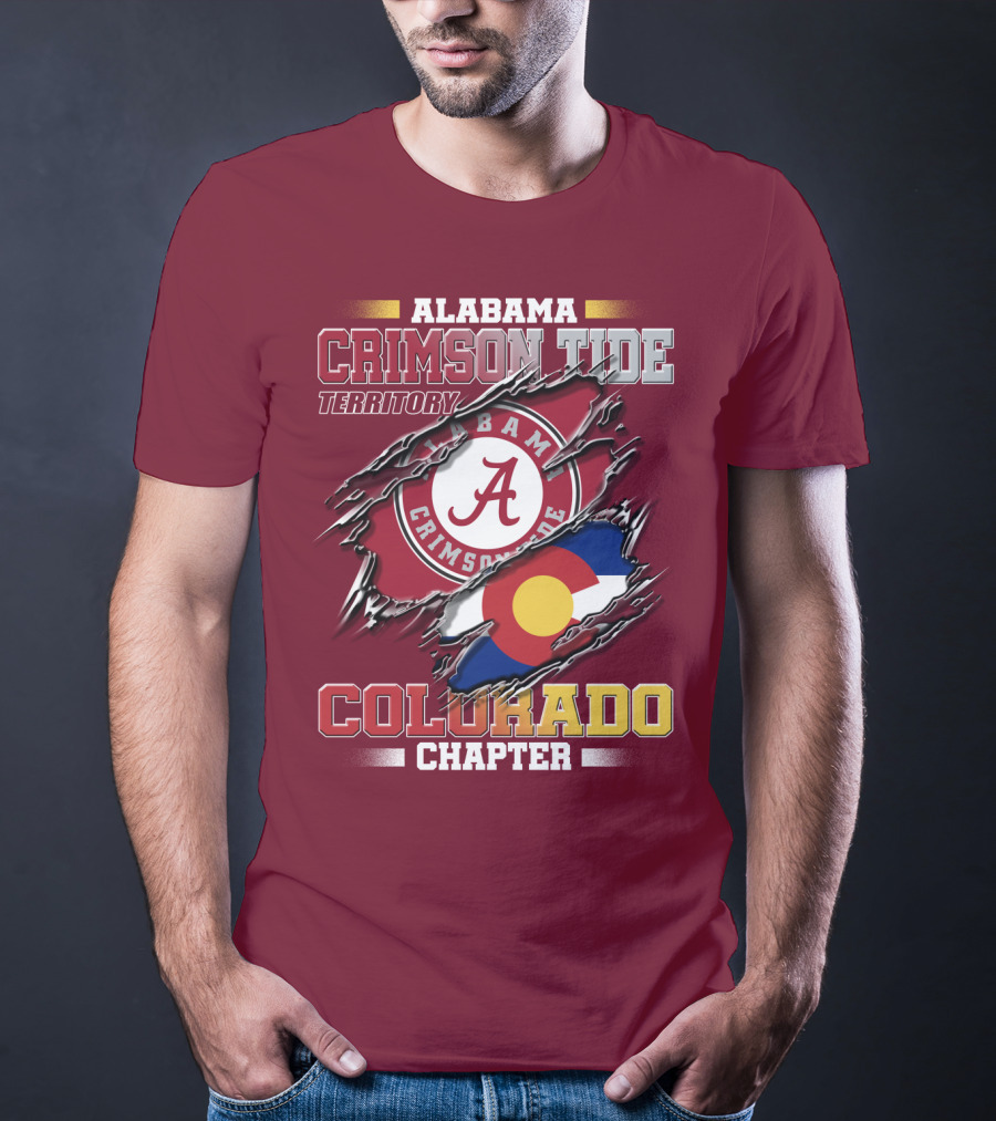 Alabama Crimson Tide Territory Colorado Chapter T-Shirt