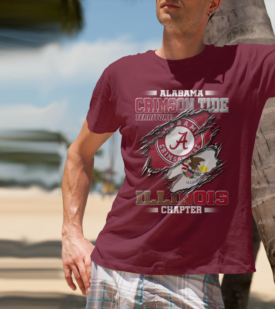 Alabama Crimson Tide Territory Illinois Chapter T-Shirt