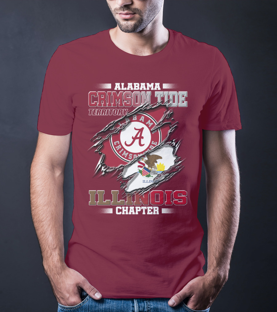 Alabama Crimson Tide Territory Illinois Chapter T-Shirt