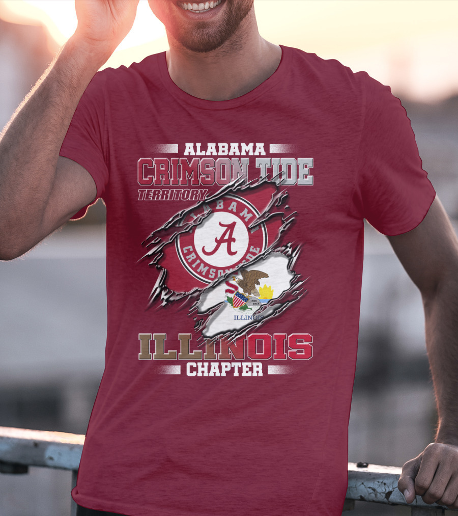 Alabama Crimson Tide Territory Illinois Chapter T-Shirt