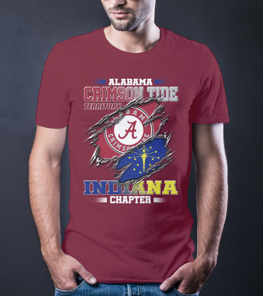 Alabama Crimson Tide Territory Indiana Chapter T-Shirt