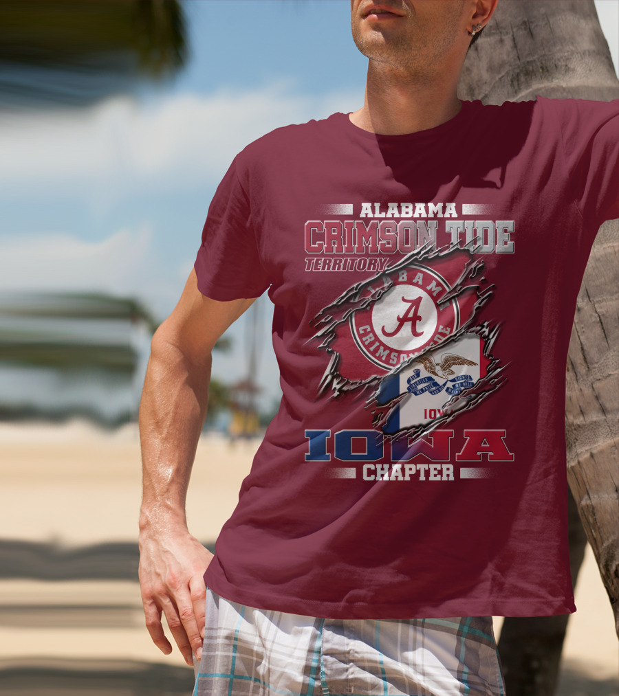 Alabama Crimson Tide Territory Iowa Chapter T-Shirt