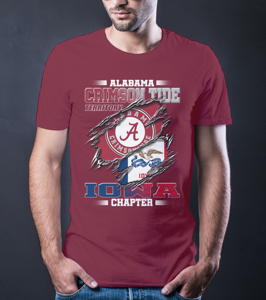 Alabama Crimson Tide Territory Iowa Chapter T-Shirt