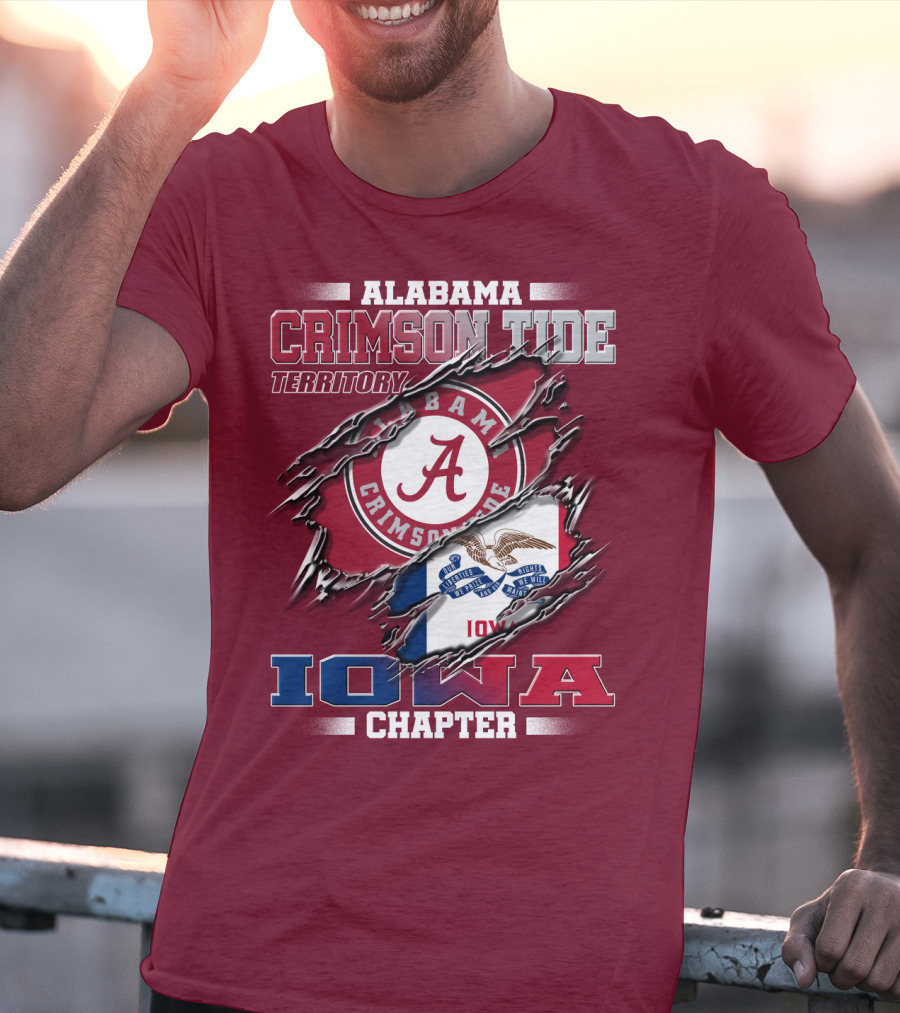 Alabama Crimson Tide Territory Iowa Chapter T-Shirt