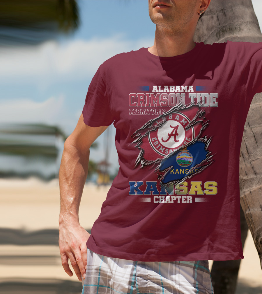 Alabama Crimson Tide Territory Kansas Chapter T-Shirt