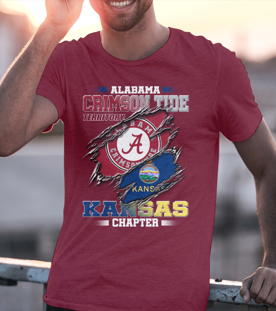 Alabama Crimson Tide Territory Kansas Chapter T-Shirt