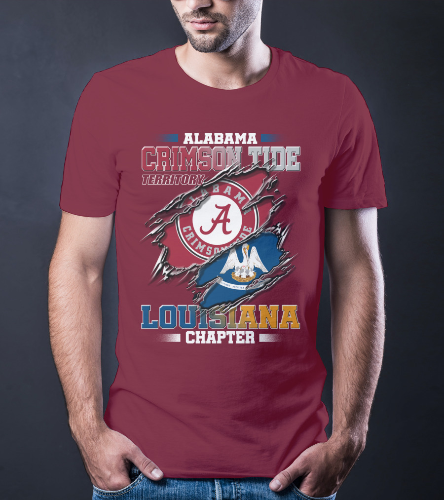 Alabama Crimson Tide Territory Louisiana Chapter T-Shirt