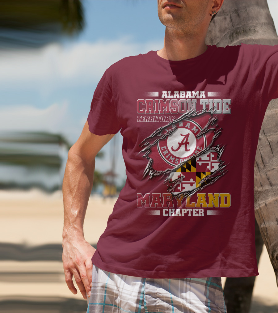 Alabama Crimson Tide Territory Maryland Chapter T-Shirt