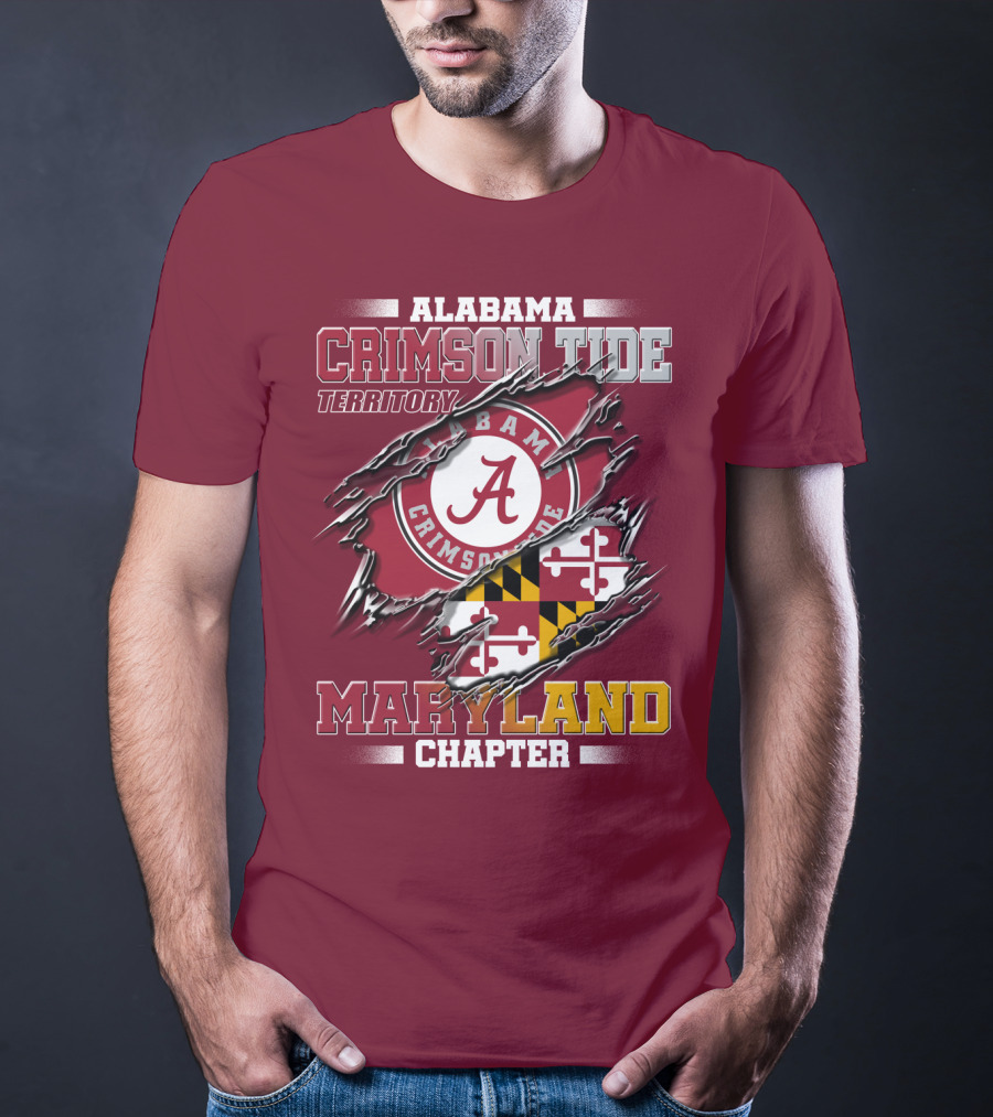 Alabama Crimson Tide Territory Maryland Chapter T-Shirt