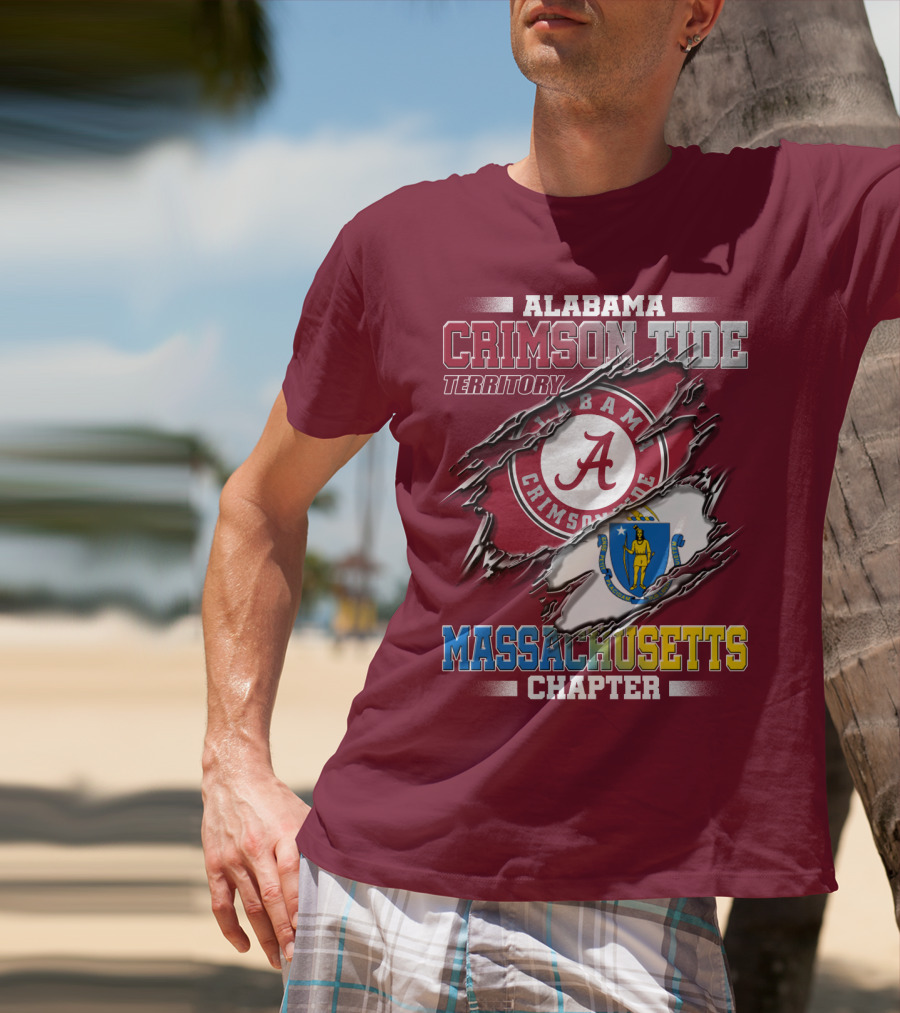 Alabama Crimson Tide Territory Massachusetts Chapter T-Shirt