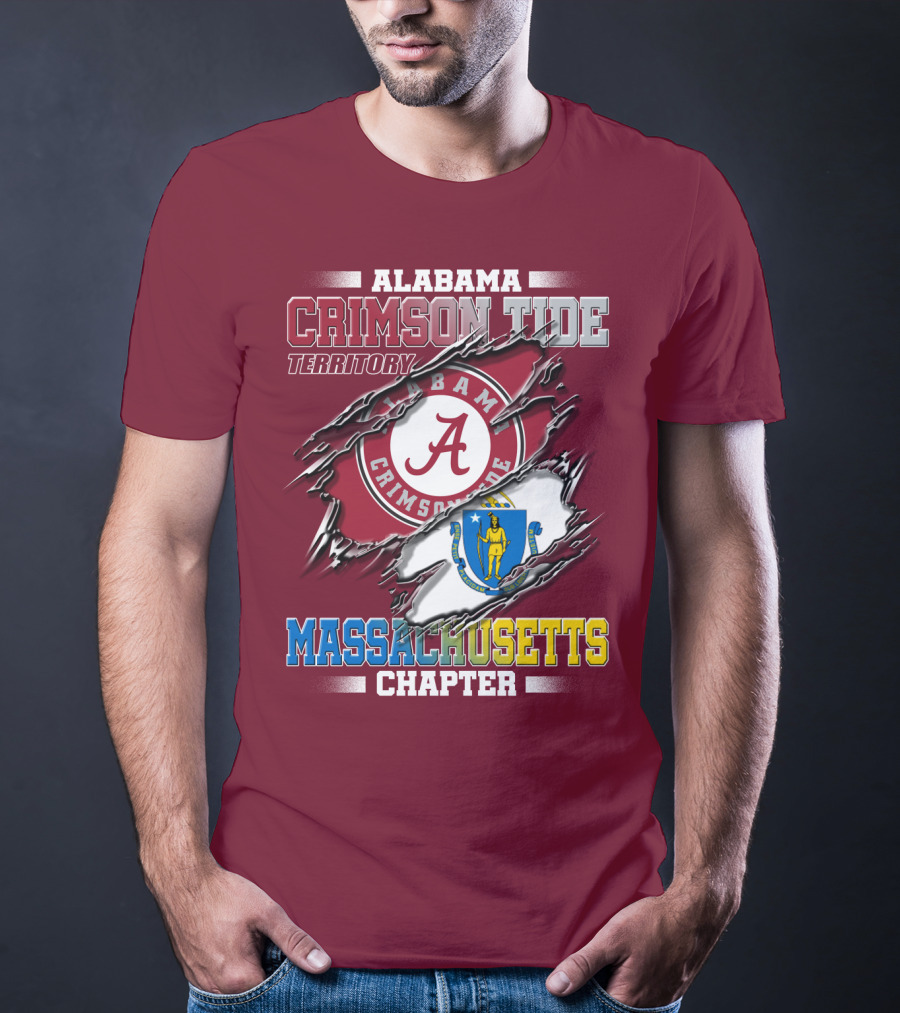 Alabama Crimson Tide Territory Massachusetts Chapter T-Shirt