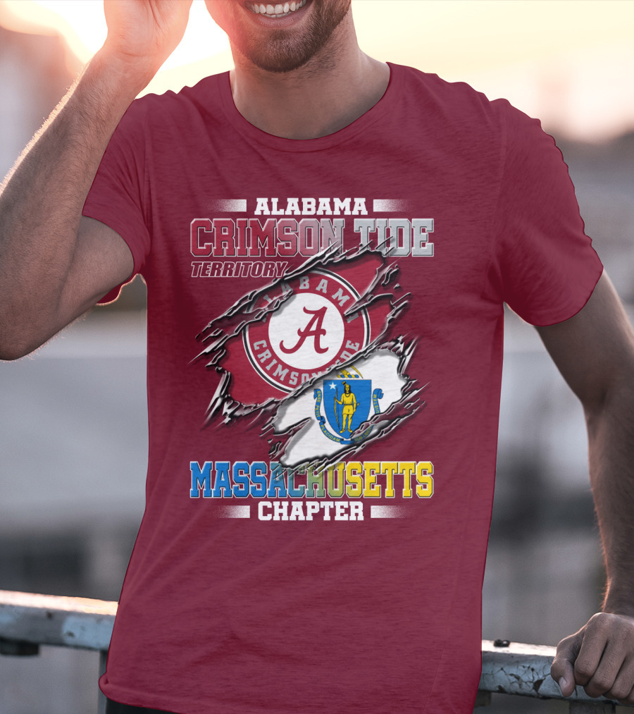 Alabama Crimson Tide Territory Massachusetts Chapter T-Shirt