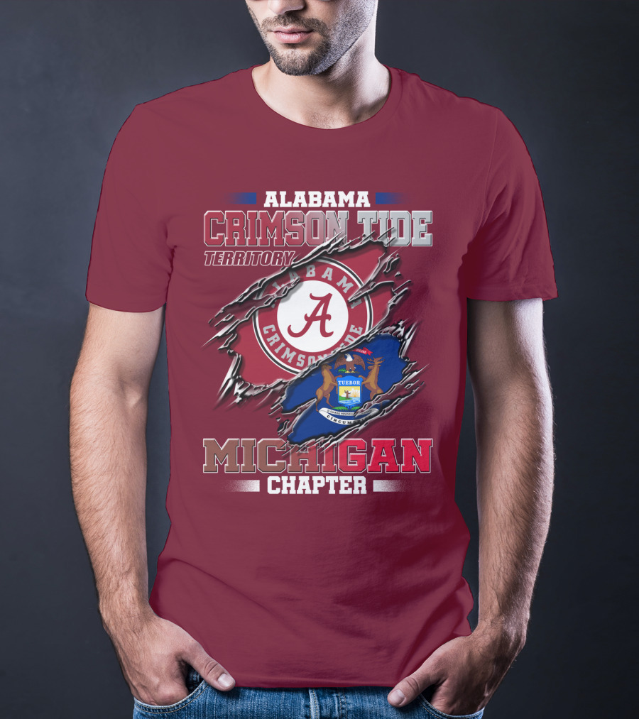 Alabama Crimson Tide Territory Michigan Chapter T-Shirt