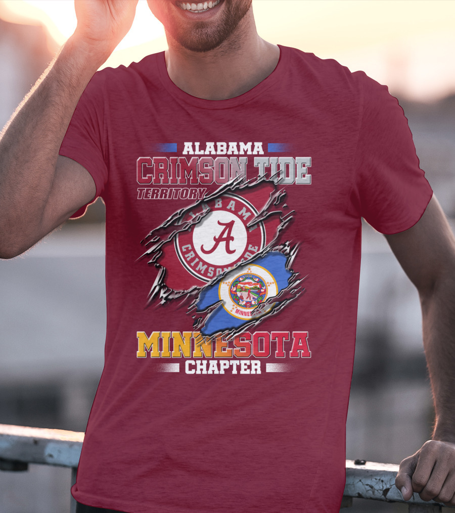 Alabama Crimson Tide Territory Minnesota Chapter T-Shirt