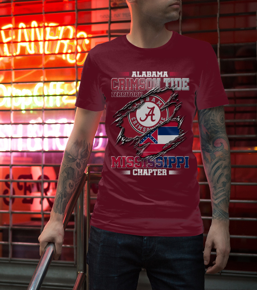 Alabama Crimson Tide Territory Mississippi Chapter T-Shirt