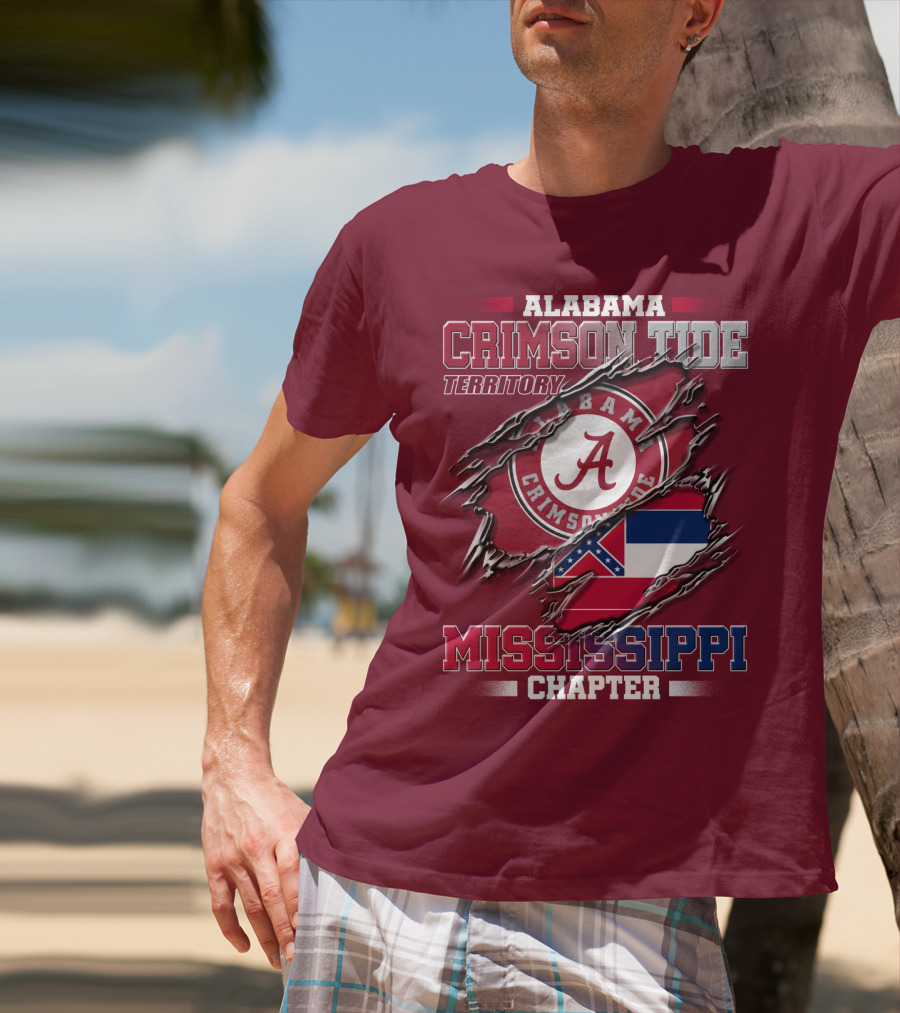 Alabama Crimson Tide Territory Mississippi Chapter T-Shirt