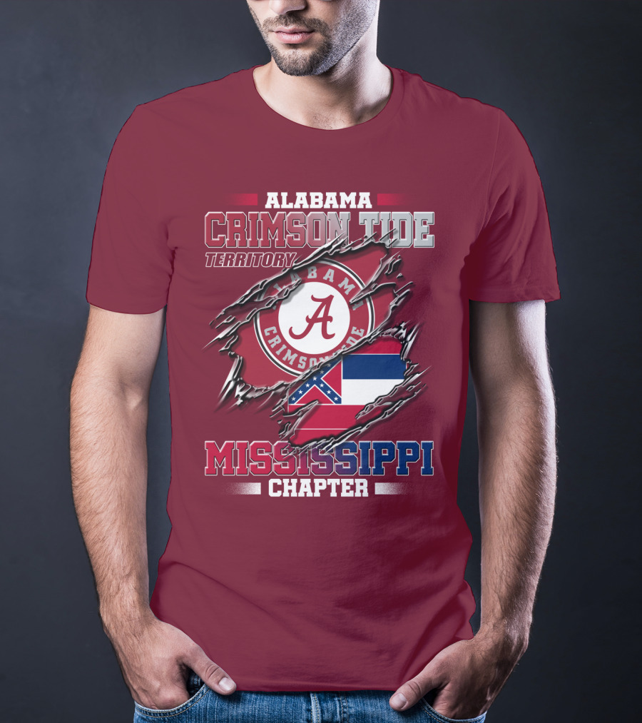 Alabama Crimson Tide Territory Mississippi Chapter T-Shirt